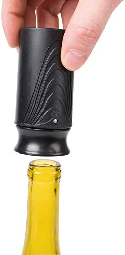 Franmara Wine Saver Vaccum Pump and Stopper, Black, 3