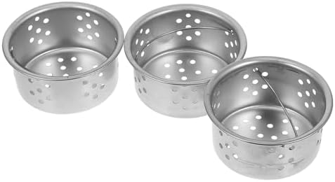 DOITOOL 3-piece Sink Strainer Set Sturdy Stainless Steel Filter Basket