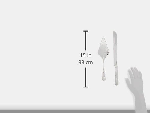 Vintage Inspired Silver Cake Knife and Server Style 9530
