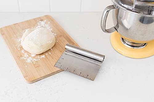 Better Houseware Stainless Steel Pastry Dough Bench (Scraper/Cutter)