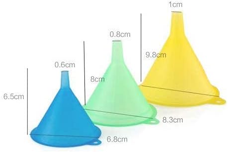 Funnels Variety Set of 5 Mini, Small to Larg Plastic Funnel - Image 6
