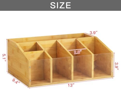 Coffee Station Condiment Organizer, Removable Dividers