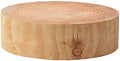 Round Pine Wood Butcher Block Cutting Board for Meat