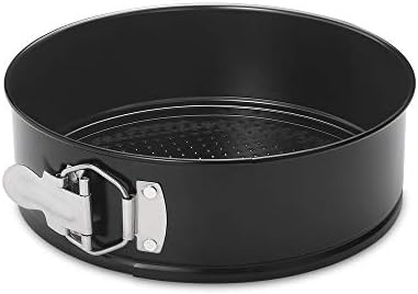 HIWARE 8 Inch Non-stick Springform Pan with Removable Bottom