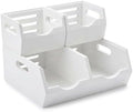 HOMESTEAD Stackable Solid Wood Storage Bins for Kitchen Pantry &