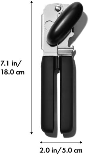 OXO Good Grips Manual Can Opener & Bottle Opener with Soft Easy-Grip
