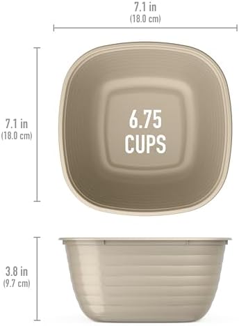 Bentgo Prep Food Storage Bowls with Lids, 10 Pack, PFAS & BPA-Free