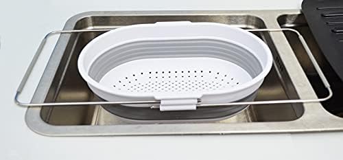 SAMMART 5L (1.3 gallon) Expandable & Collapsible Over The Sink