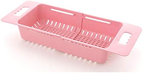 Collapsible Over The Sink Colander Dish Fruit Vegetable Strainer