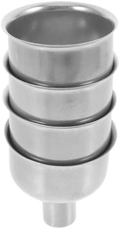 4pcs Stainless Steel Kitchen Funnels for Liquid Oil Soy Sauce Wine