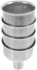 4pcs Stainless Steel Kitchen Funnels for Liquid Oil Soy Sauce Wine
