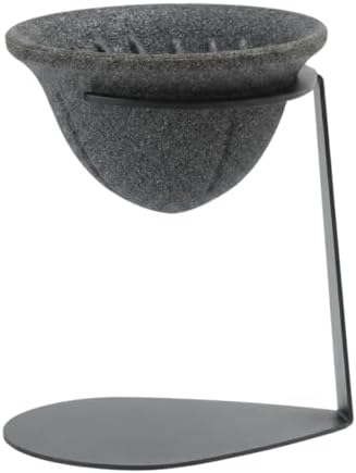 1 Set Ceramic Coffee Dripper Tea Strainer with Iron Stand