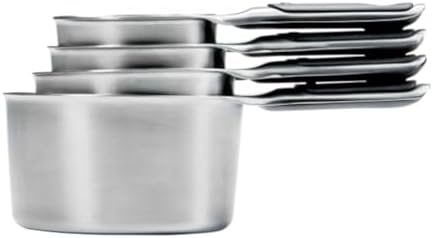 OXO Good Grips 4 Piece Stainless Steel Measuring Cups with Magnetic