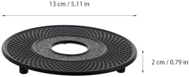 2pcs Iron Teapot Holder Heat Shield for Burn Protection