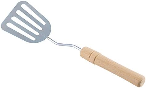 Stainless Steel Slotted Spatula - Kitchen Metal Turner for Cooking