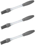 3 Pcs Silicone Oil Brush Set with Oil Storage Rod, Basting Pastry