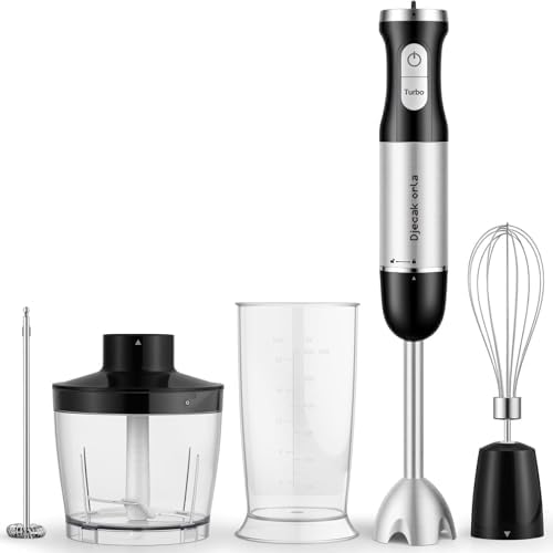 Upgrand 1100W 5-in-1 Immersion Blender Handheld, Black