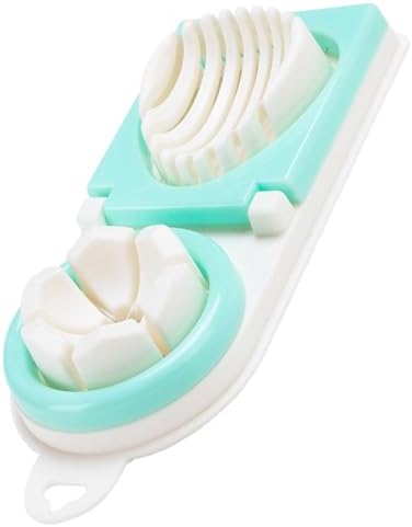 Dual Head Egg Slicer Tool Green for Household Meal Prep