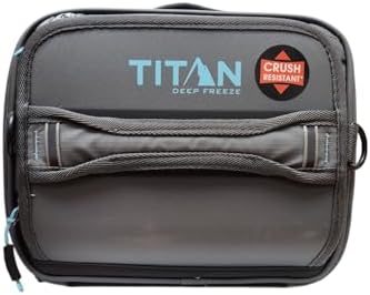 Arctic Zone Titan Expandable Lunch Bag, Gray and Blue