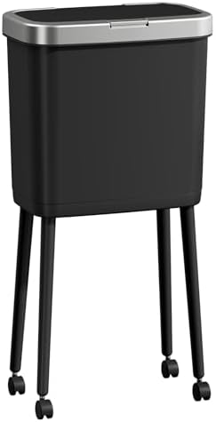 Procade Narrow Rolling Kitchen Garbage Can