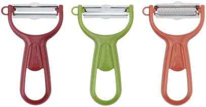 GoodCook Vegetable Peeler Assorted Set of 3 Y Swivel Peelers