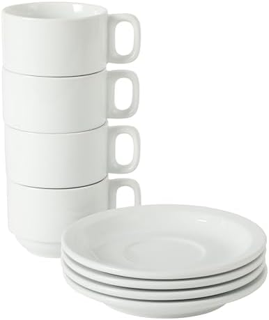 Gibson Home Gracious Dining 7-Ounce Cappuccino Cups Set of 4