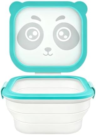 Silicone Food Storage Containers,Camping Bowl with Lids