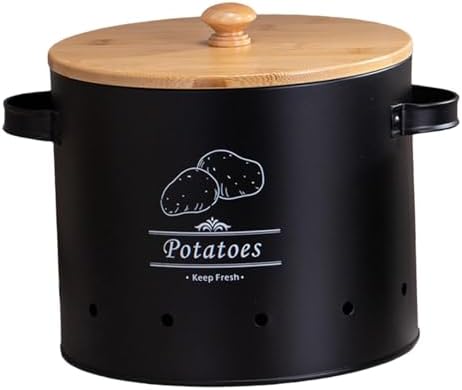 Potato Storage Tin Vegetables Storage Bin, Kitchen Organizer Kitchen