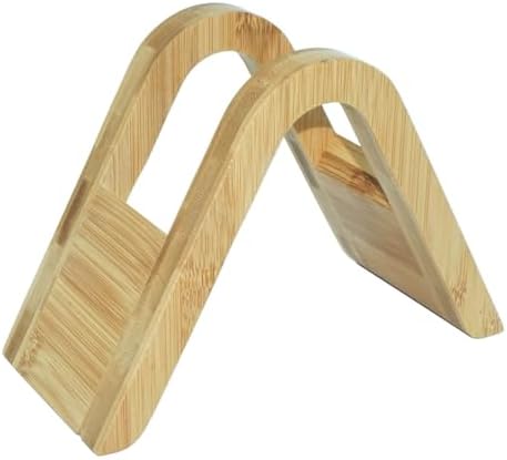Bamboo Coffee Filter Holder - Storage Rack & Stand for 4 Filter Papers