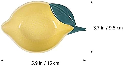Salad Bowl ceramic Ceramic Salad Bowl Lemon Shape Fruit Bowl Mixing