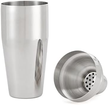 Amazon Basics 10-Piece Stainless Steel Cocktail Shaker Bar Tool Set