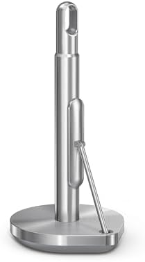 simplehuman Countertop Paper Towel Holder, Brushed Stainless Steel