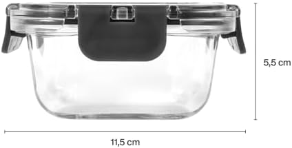 Zyliss Glass Food Storage Container 12.5oz, Shatter Resistant