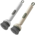 Li&Zhao Dish Brush with Soap Dispenser, 2 Pack