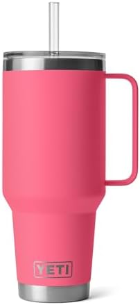 YETI Rambler 42 oz Straw Mug, Tropical Pink