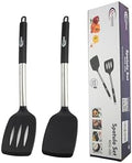 Silicone Spatula Set (2-Piece) – High Heat-Resistant, Non-Slip Grip