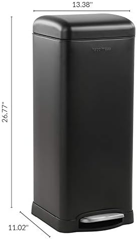 happimess HPM1007B Betty Retro 8-Gallon Step-Open Trash Can - Image 4