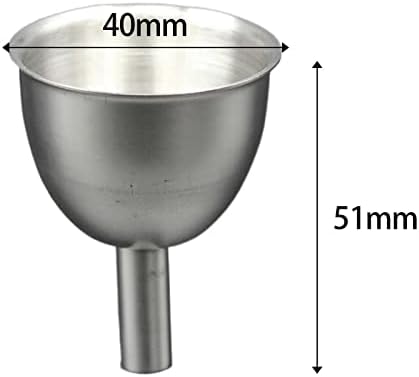 6Pcs Kitchen Funnels, Food Grade Stainless Kitchen Funnels, Set Narrow