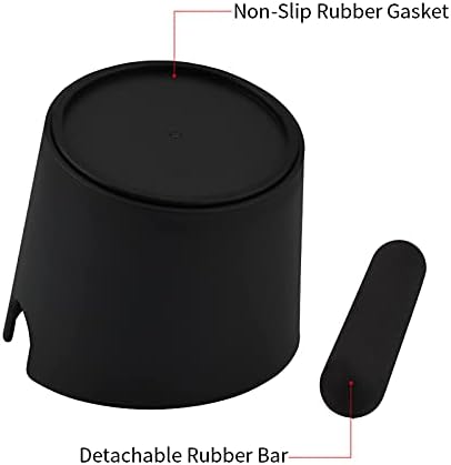 HOMEE 4.8-Inch Coffee Knock Box with Removable Bar