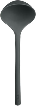 Tovolo Flex Core Silicone Ladle BPA Free Charcoal Gray Deep Silicone Soup Ladle by Tovolo
