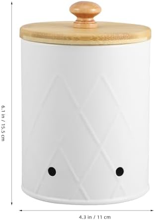 Uonlytech Potato and Onion Storage Bin with Ventilated Lid, Small