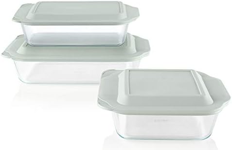 Pyrex 3-Pack Glass Baking Dish Set, 9"x13"