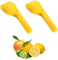 Manual Lemon Squeezer, 2 Packs, Yellow