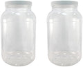 Pinnacle Mercantile 1 Gallon Plastic Jars with Screw on Lined Lids