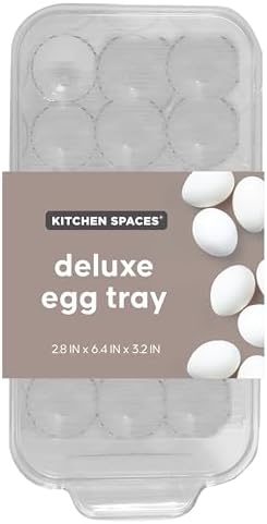 Kitchen Spaces Egg Tray, 18-Egg, with Lid