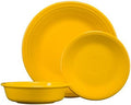 Fiesta® Classic Rim 3-Piece Dinnerware Set – Durable Ceramic