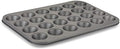 husMait 24-Cup Mini Muffin Pan - Non-Stick Carbon Steel Mini Cupcake