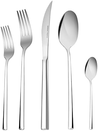 Karaca Tivoli Silverware Set For 6, 30-Piece Everyday Flatware Set