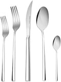 Karaca Tivoli Silverware Set For 6, 30-Piece Everyday Flatware Set