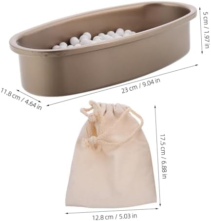 Zerodeko 500g Set Reusable Stoneware Pie Weights for Baking